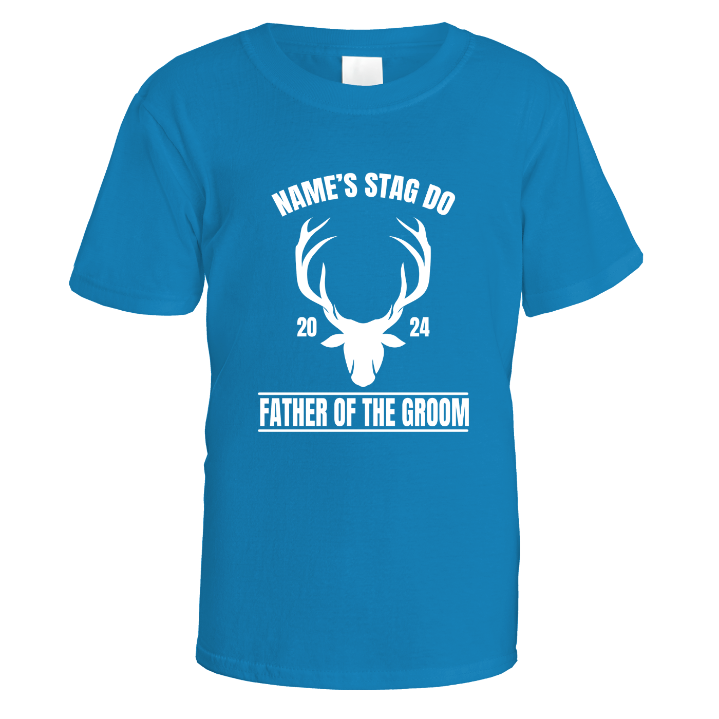 Father of the Groom Antler Stag Do T-Shirt