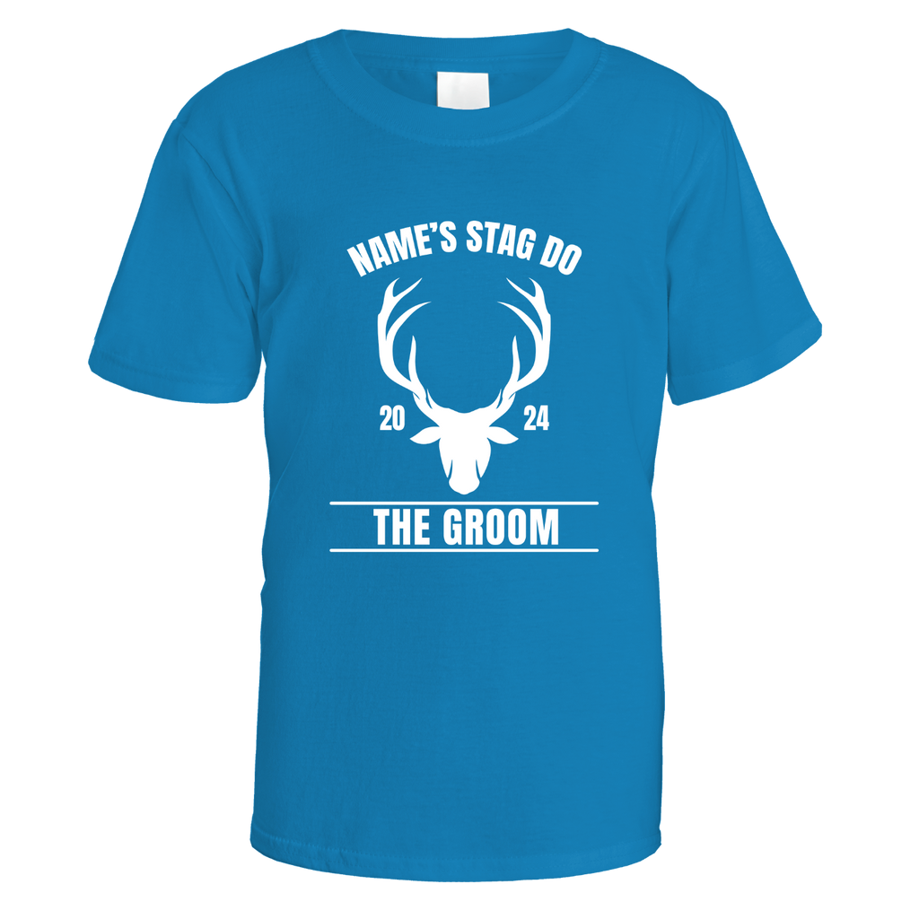 The Groom Antler Stag Do T-Shirt