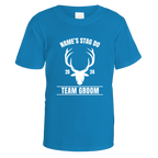 Team Groom Antler Stag Do T-Shirt