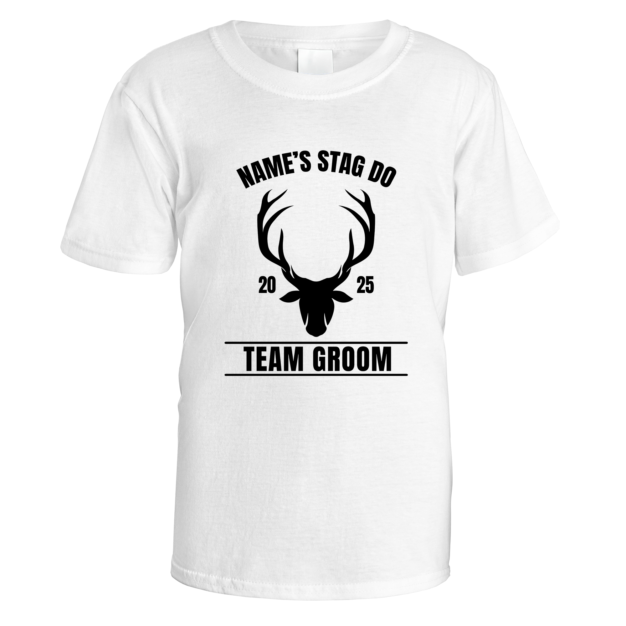 Team Groom Antler Stag Do T-Shirt