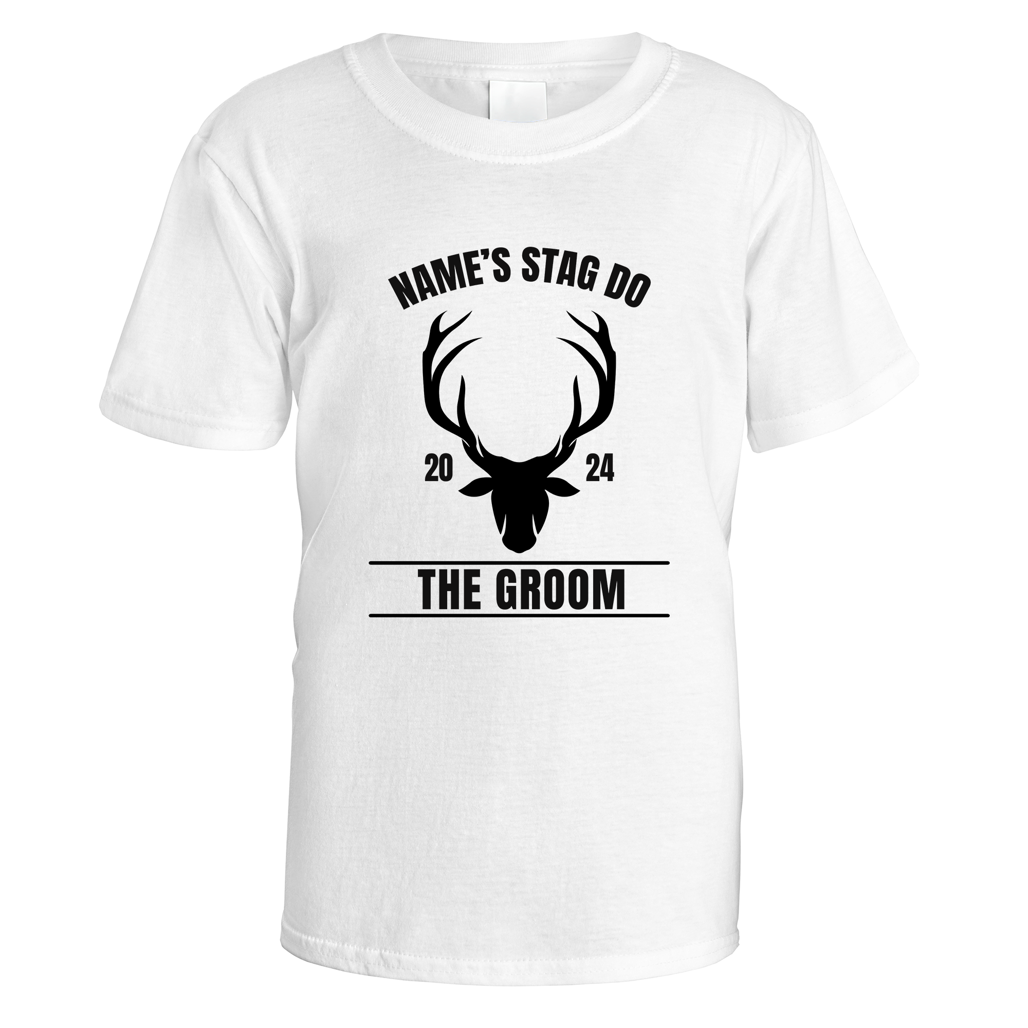 The Groom Antler Stag Do T-Shirt