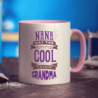 Nana Way Too Cool To Be Called Grandma Mug - Standard 330ml (11oz) / Pink