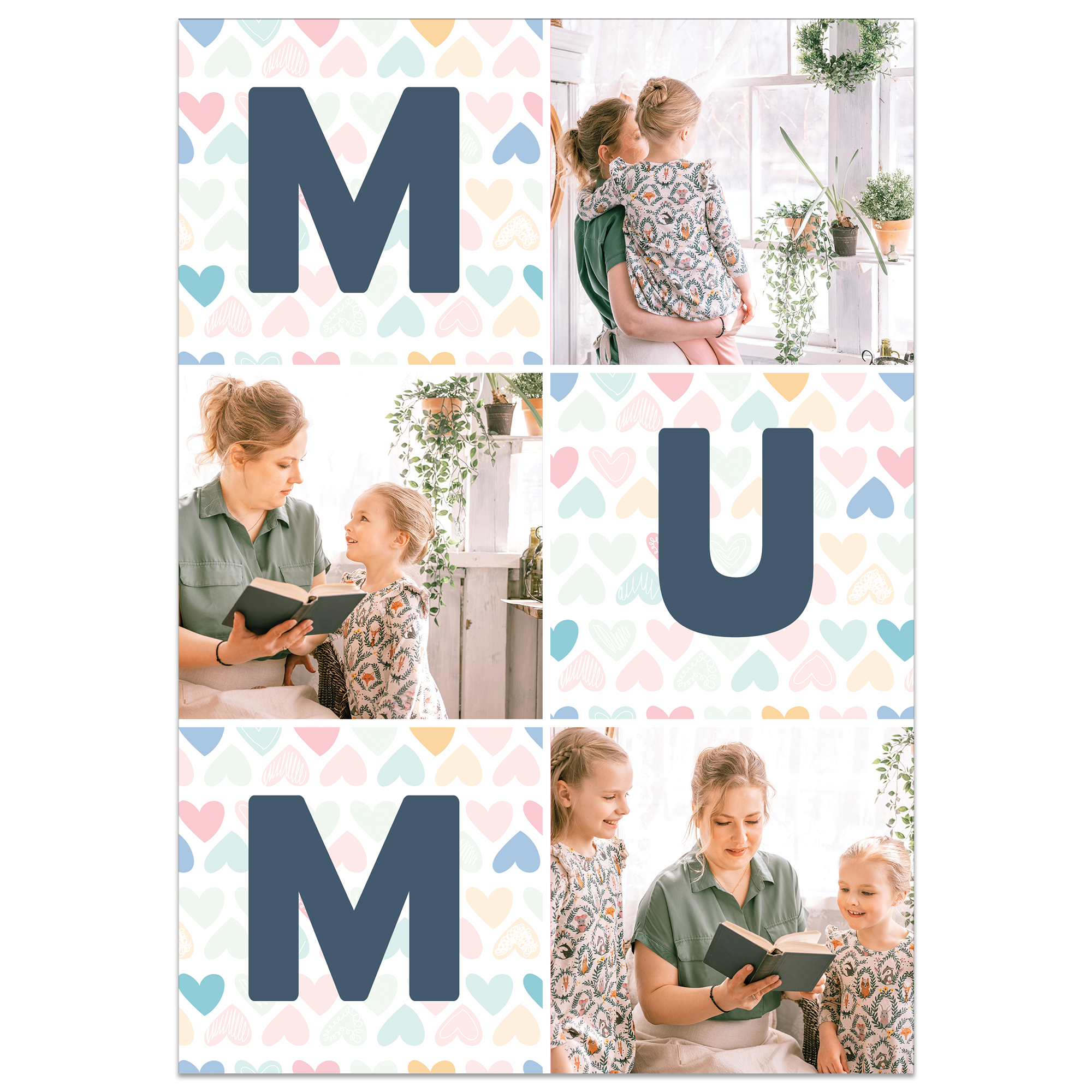 Mum Photo Grid Card