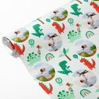 No.1 Dad Dinosaur Photo Wrapping Paper