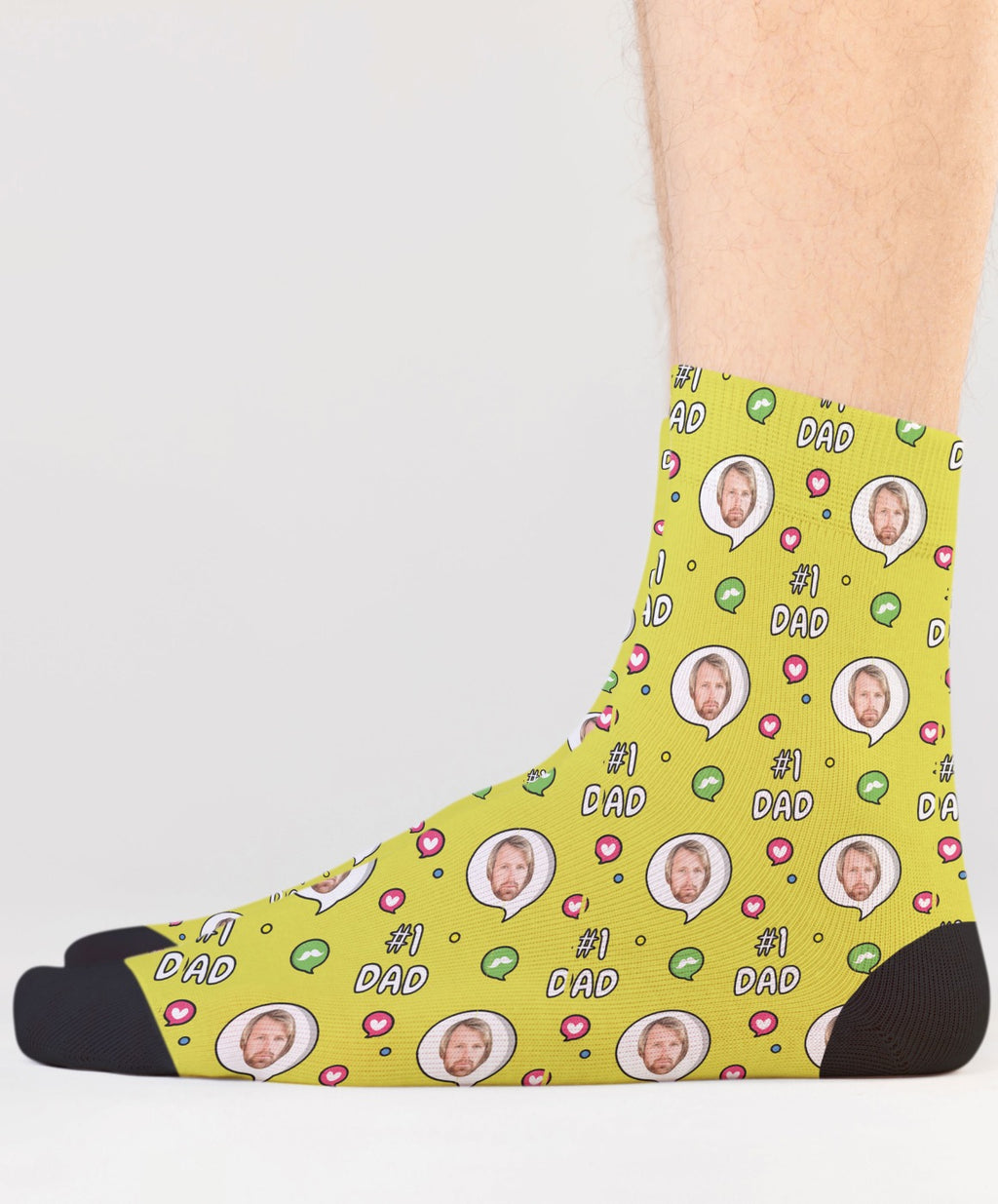 No. 1 Dad Personalised Socks