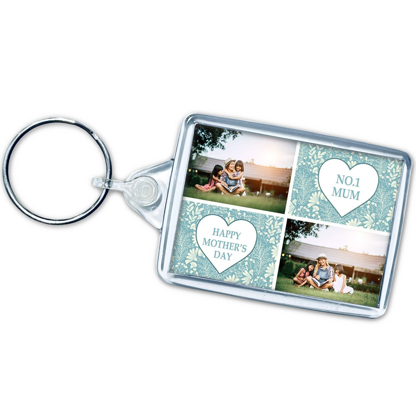 No.1 Mum Photo Keyring