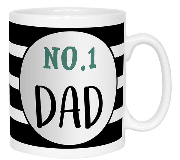 No.1 Dad Message Mug