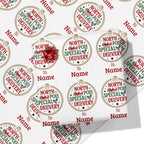 North Pole Special Delivery Wrapping Paper
