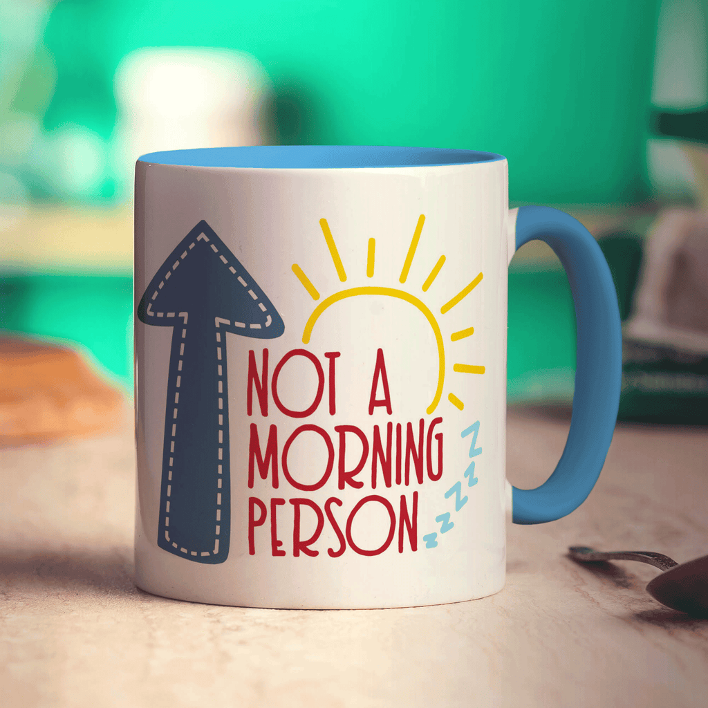 Not a Morning Person Mug - Standard 330ml (11oz) / Blue