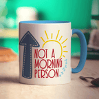 Not a Morning Person Mug - Standard 330ml (11oz) / Blue