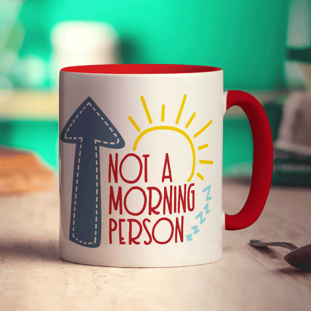 Not a Morning Person Mug - Standard 330ml (11oz) / Red