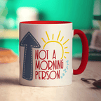 Not a Morning Person Mug - Standard 330ml (11oz) / Red