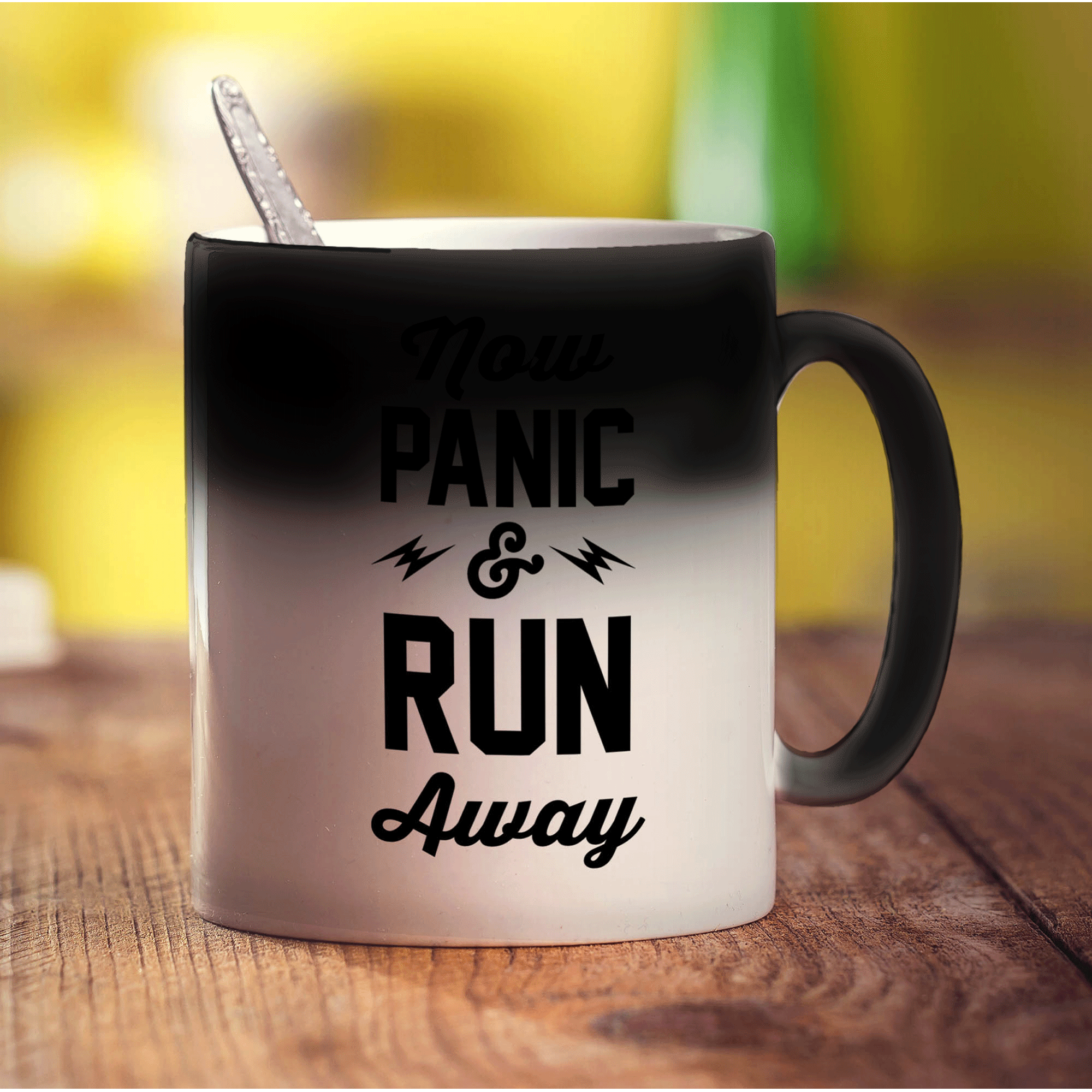 Now Panic & Run Away Mug