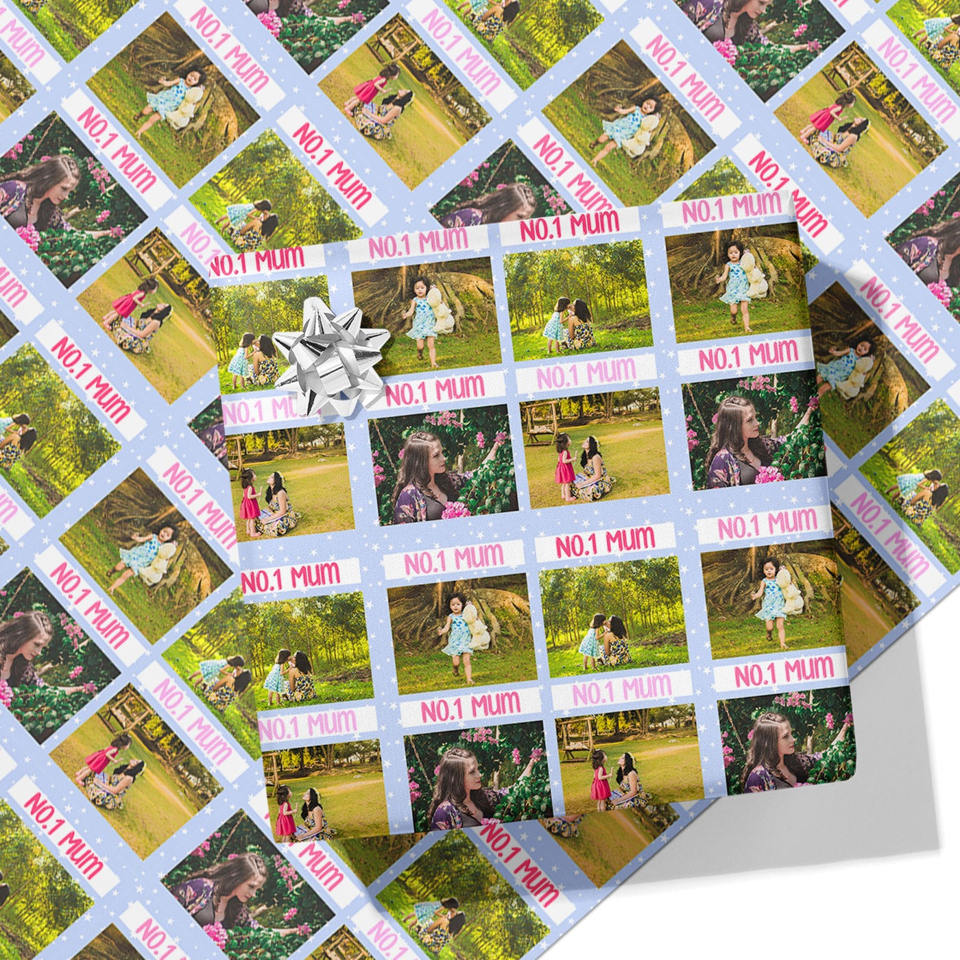 No.1 Mum Photo Wrapping Paper