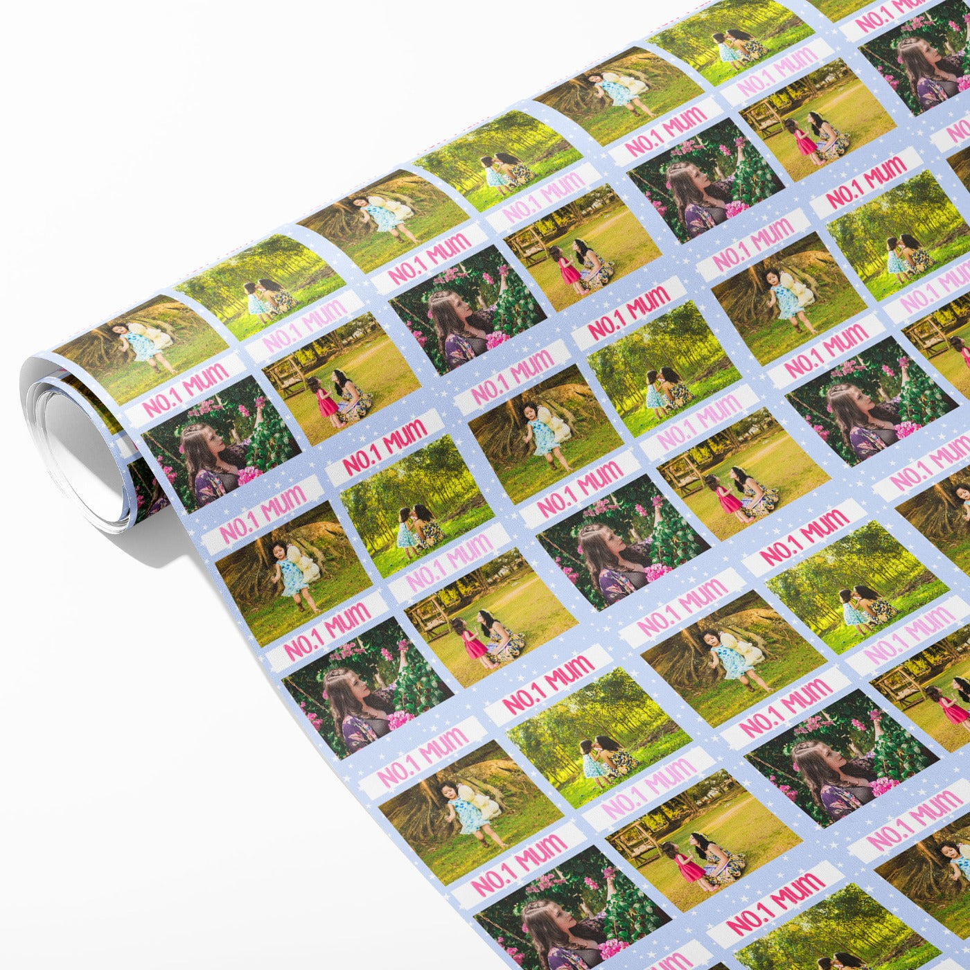 No.1 Mum Photo Wrapping Paper