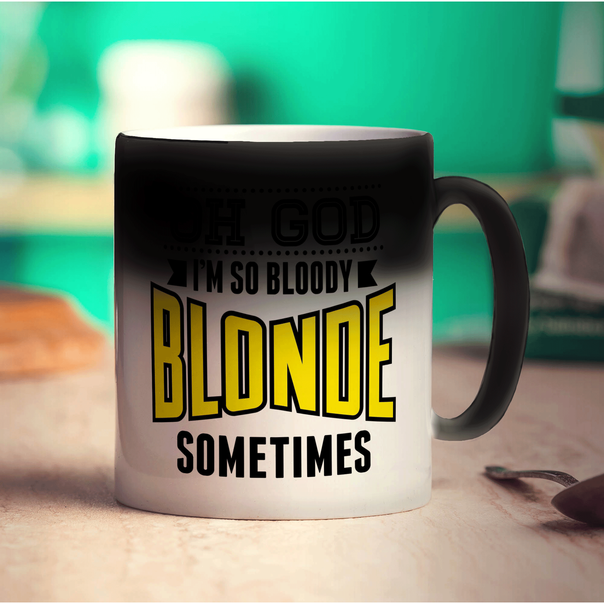 Oh God I'm So Bloody Blonde Sometimes Mug - Standard 330ml (11oz) / Magic Mug
