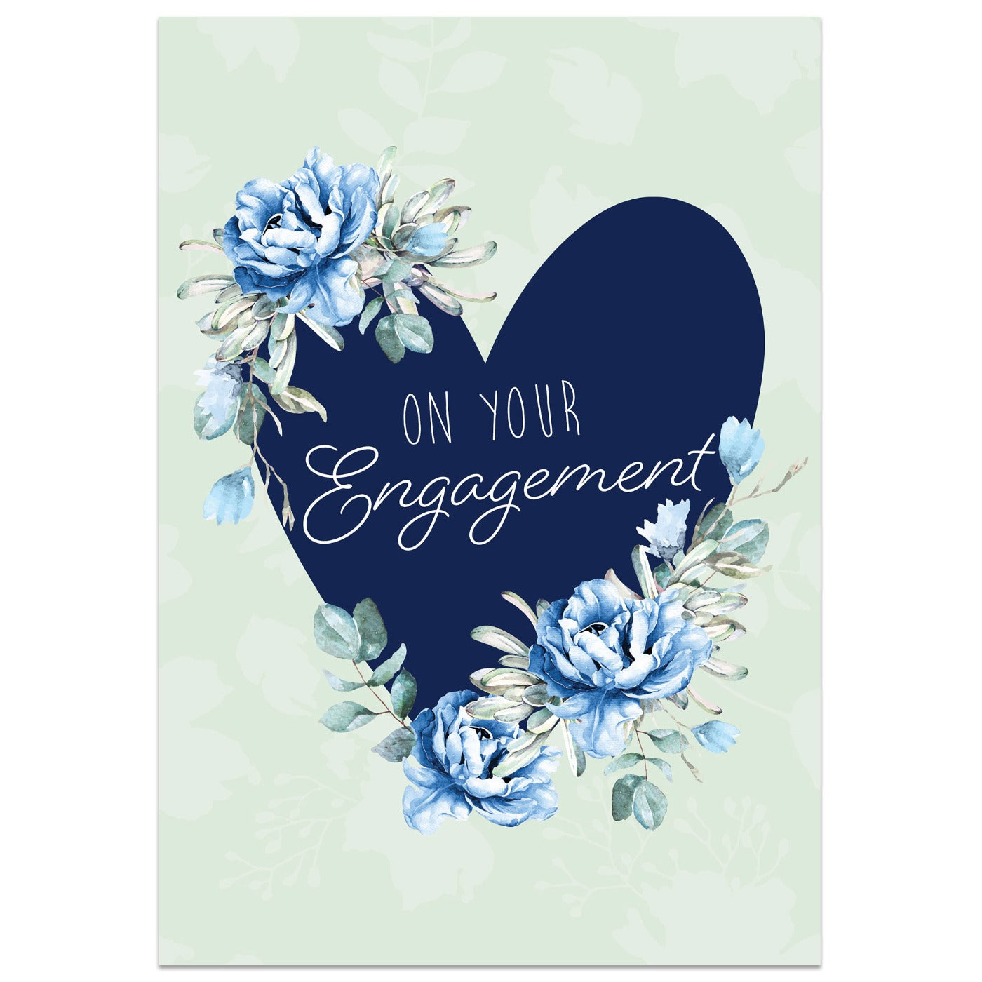 On Your Engagement Heart Card
