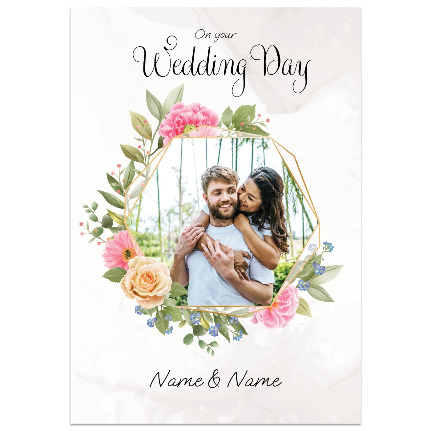 On Your Wedding Day Photo Card