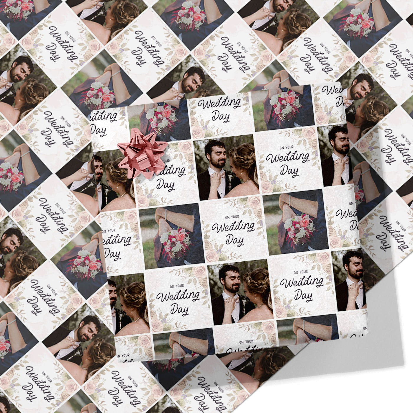 On Your Wedding Day Photo Wrapping Paper