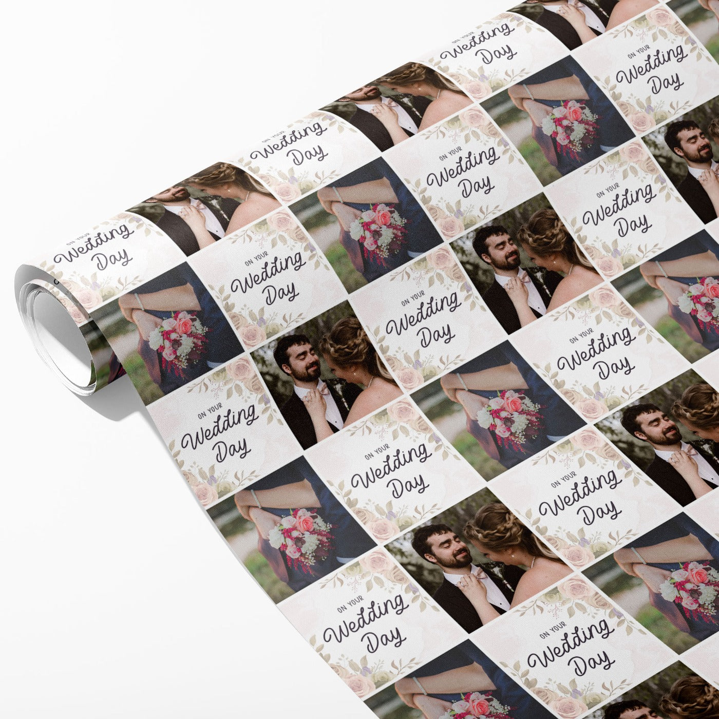 On Your Wedding Day Photo Wrapping Paper