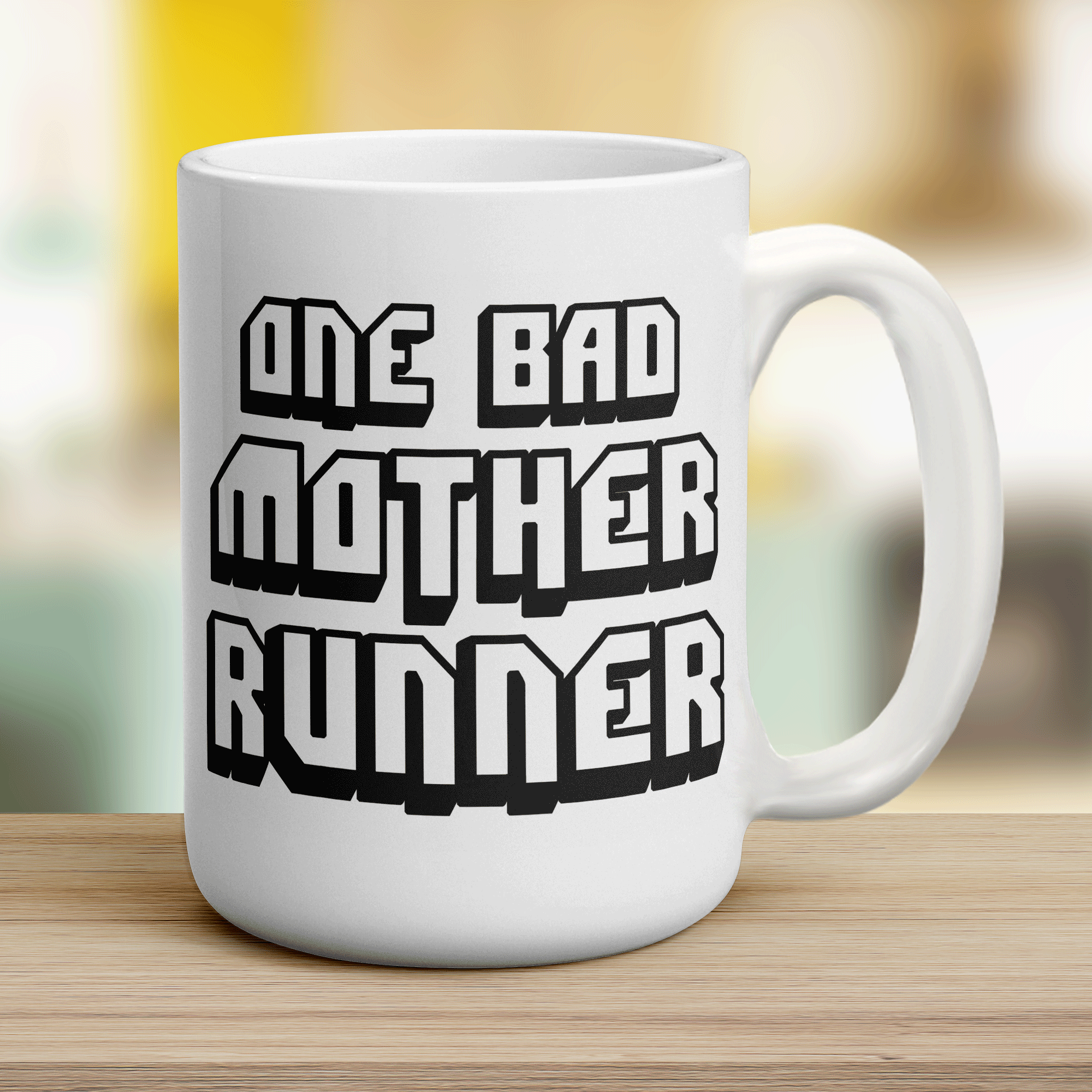 One Bad Mother Runner Mug
