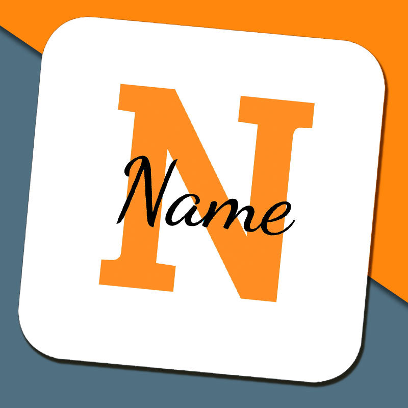 Initial Coaster with Name