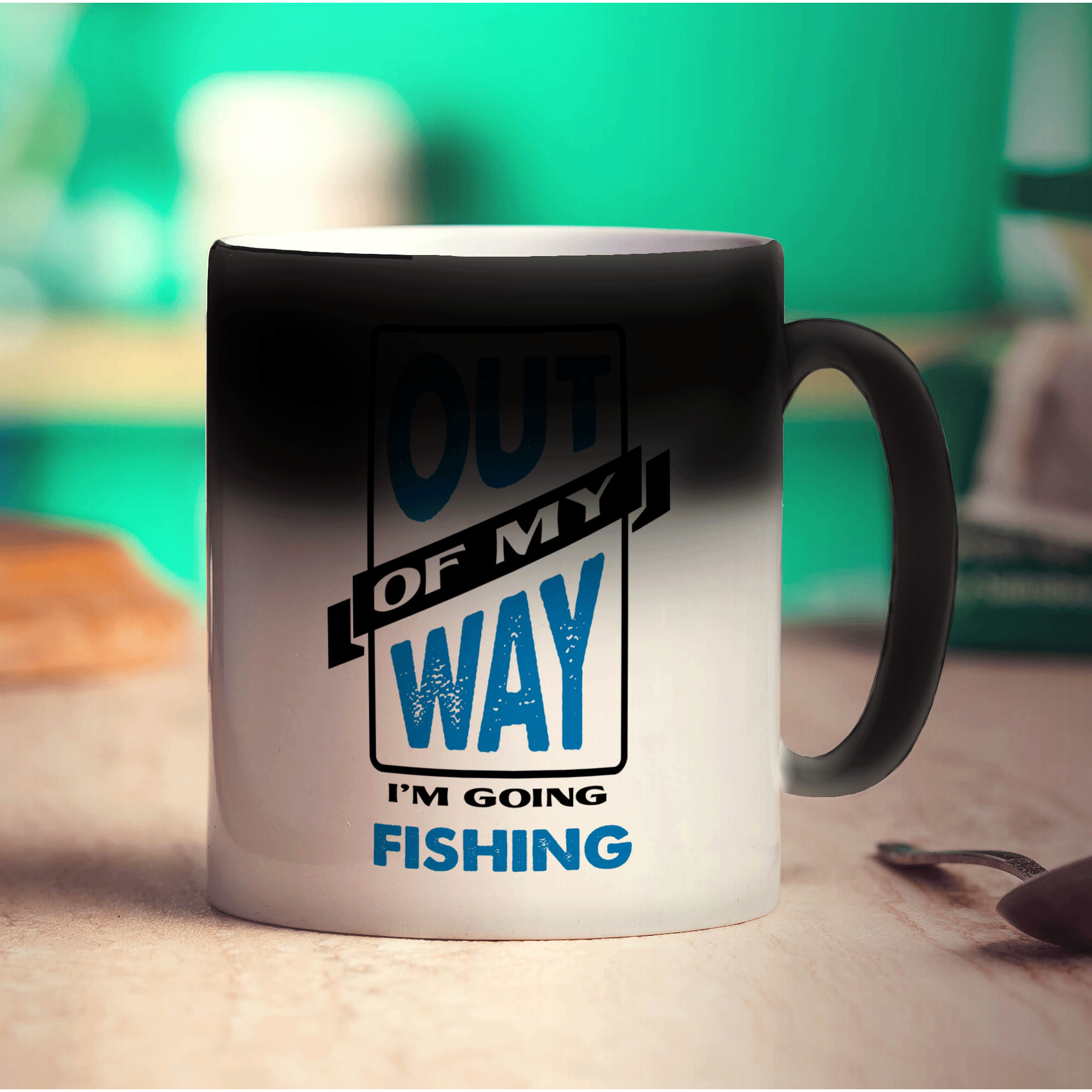 Out of My Way I'm Going Fishing Mug
