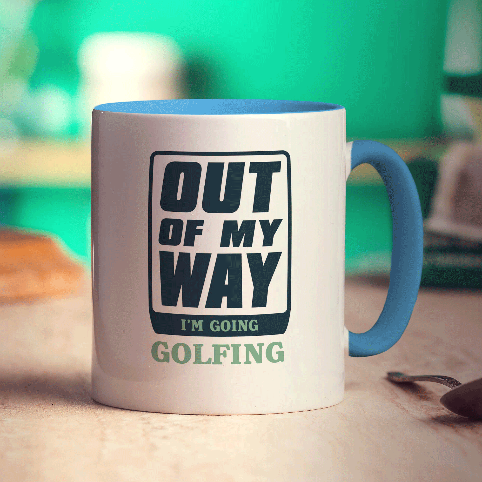 Out of My Way I'm Going Golfing Mug