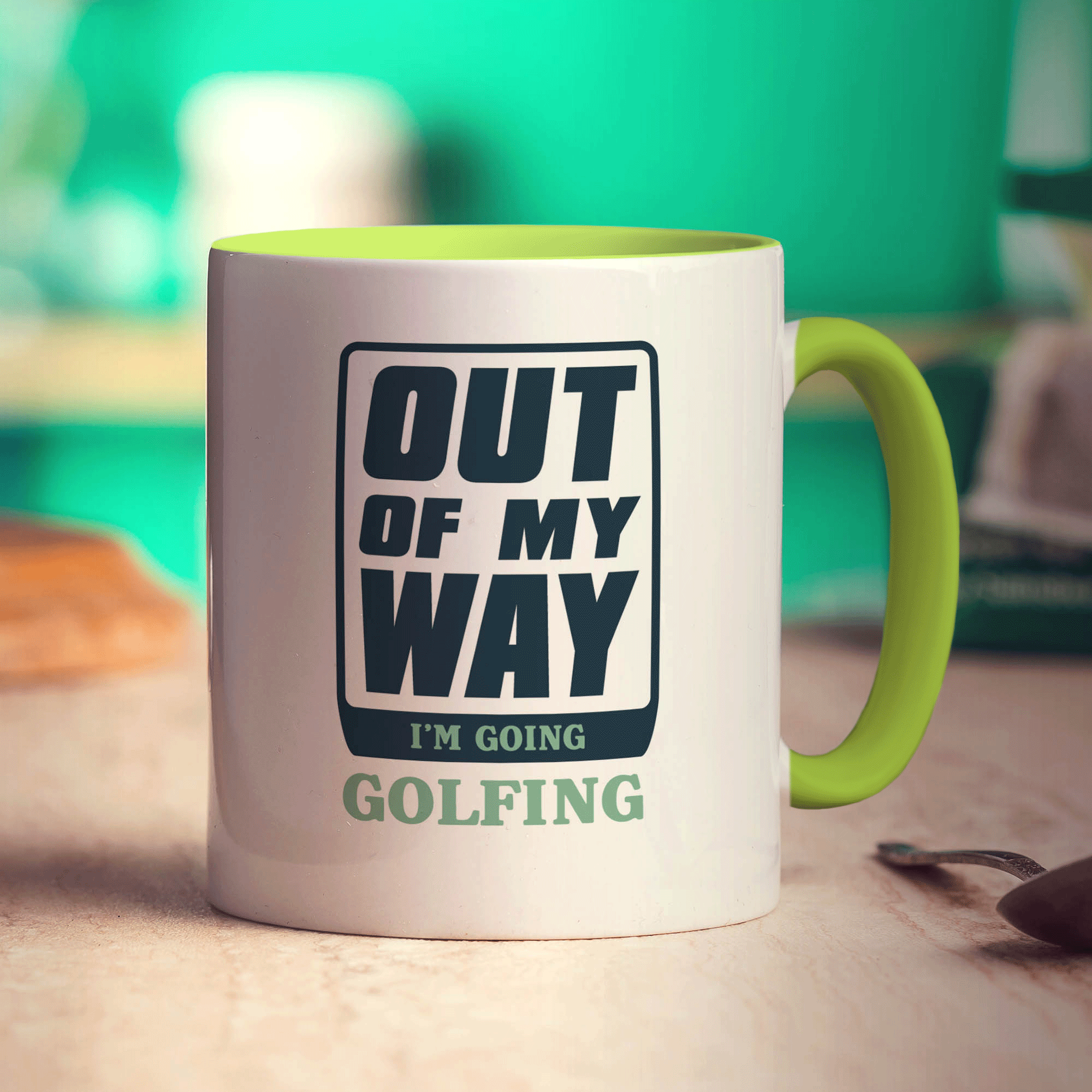 Out of My Way I'm Going Golfing Mug