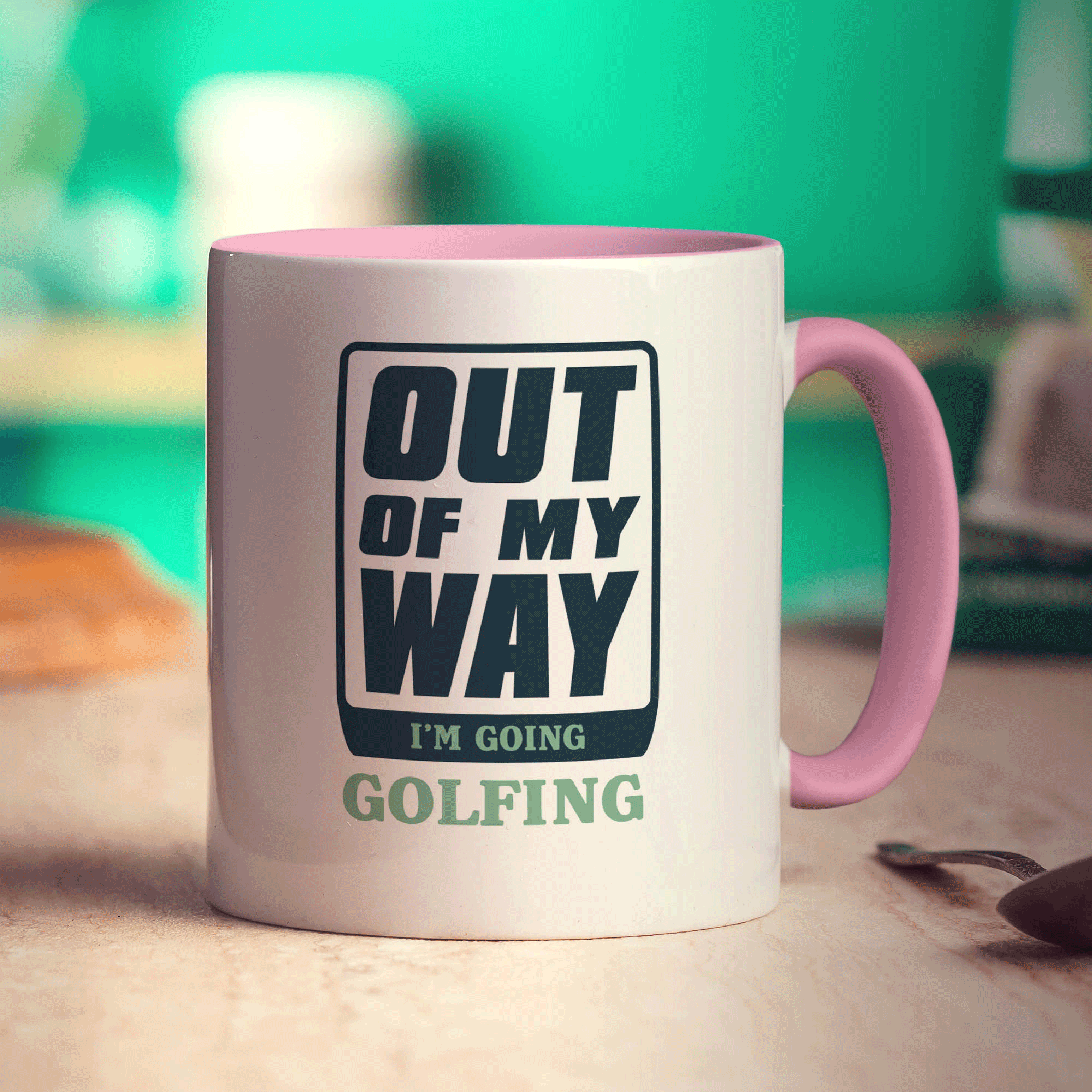 Out of My Way I'm Going Golfing Mug