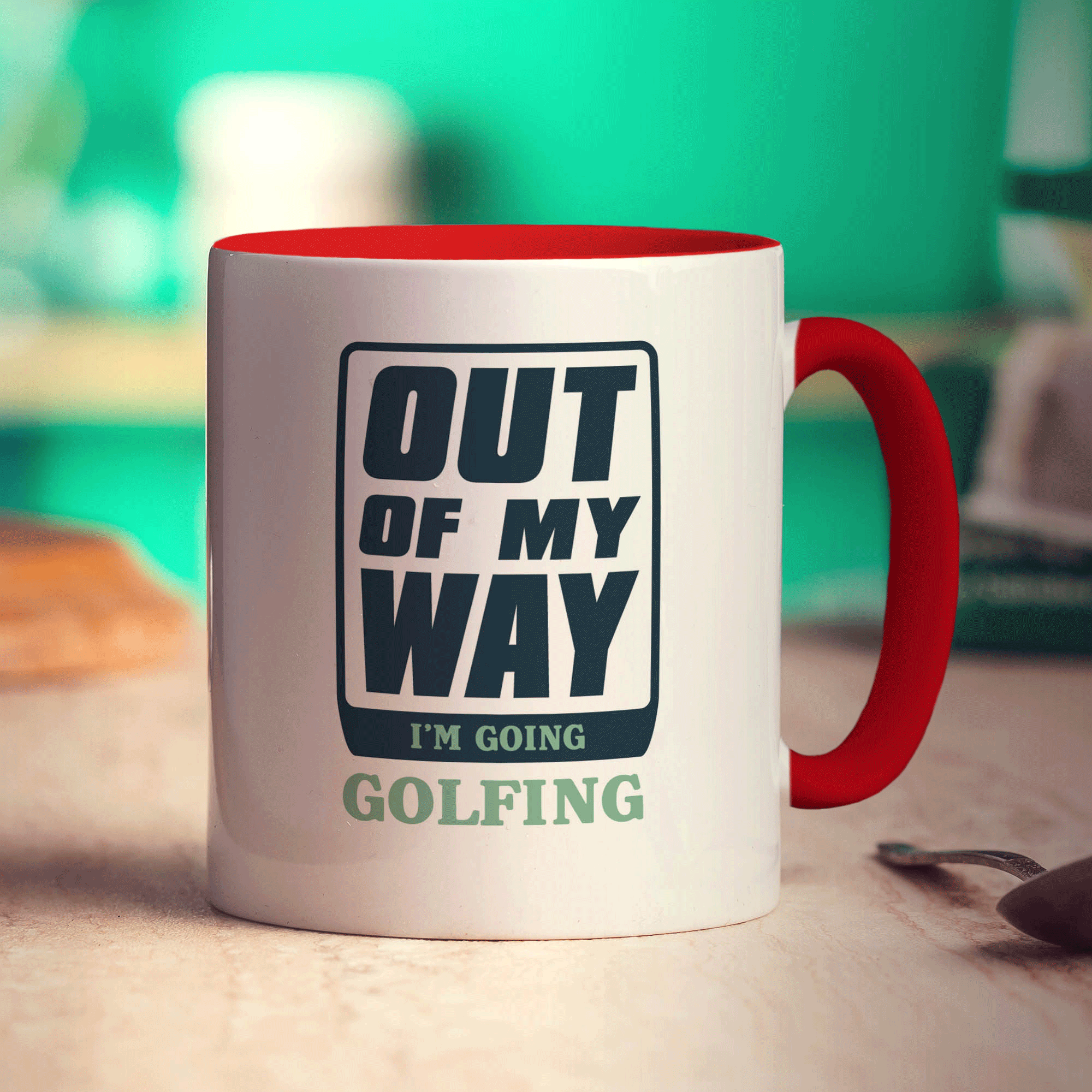 Out of My Way I'm Going Golfing Mug