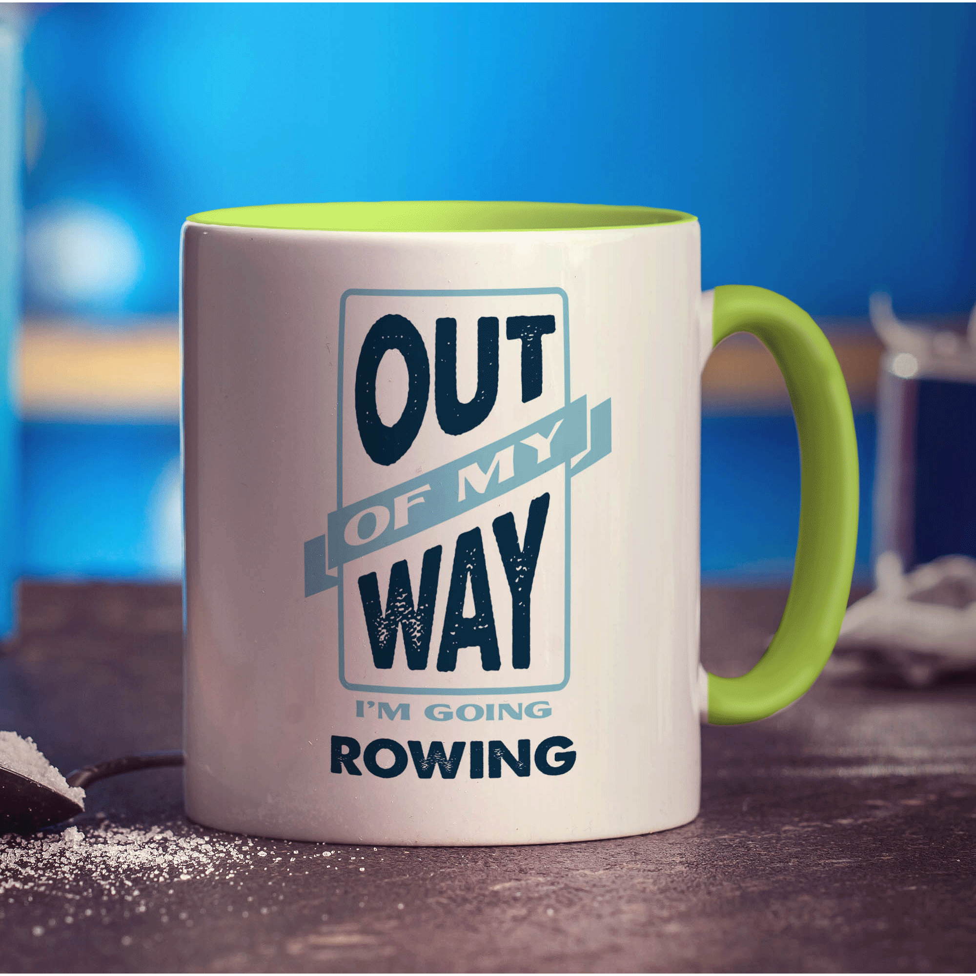 Out of My Way I'm Going Rowing Mug