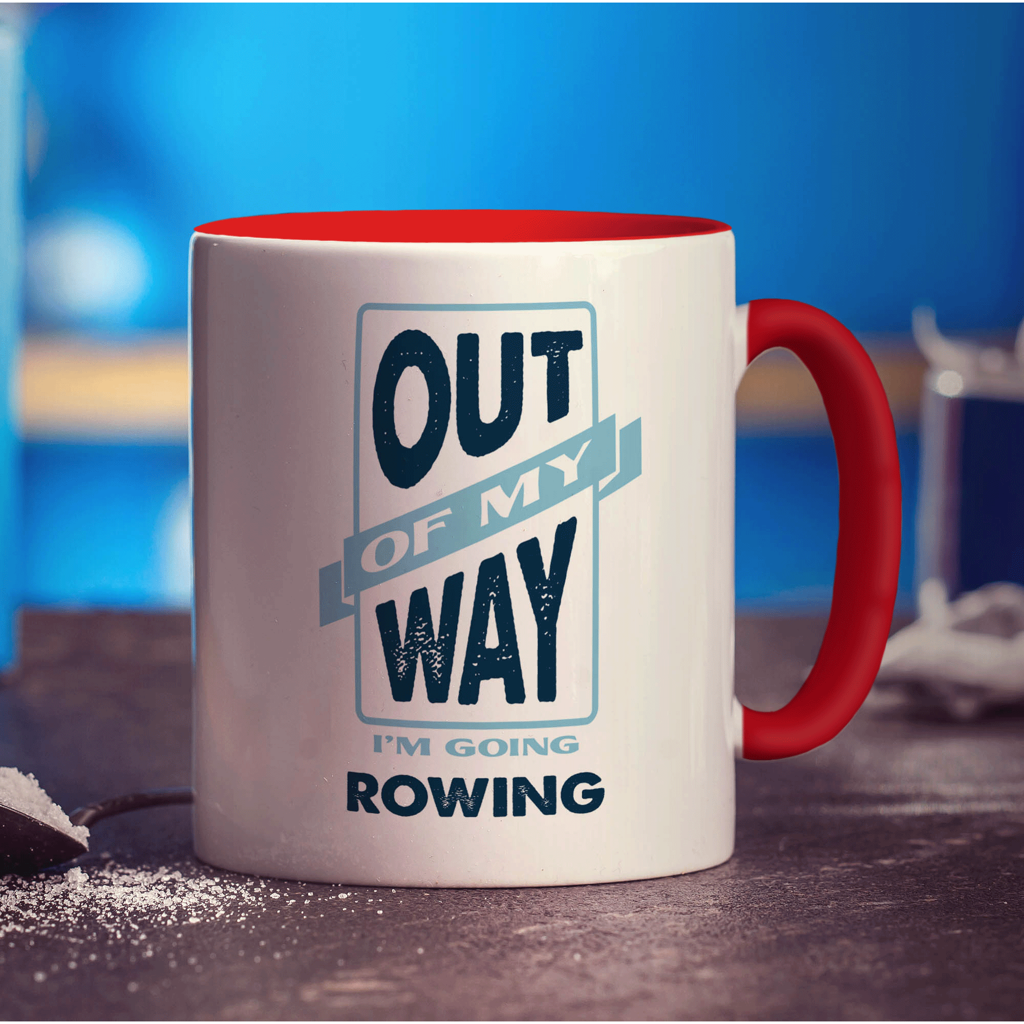 Out of My Way I'm Going Rowing Mug