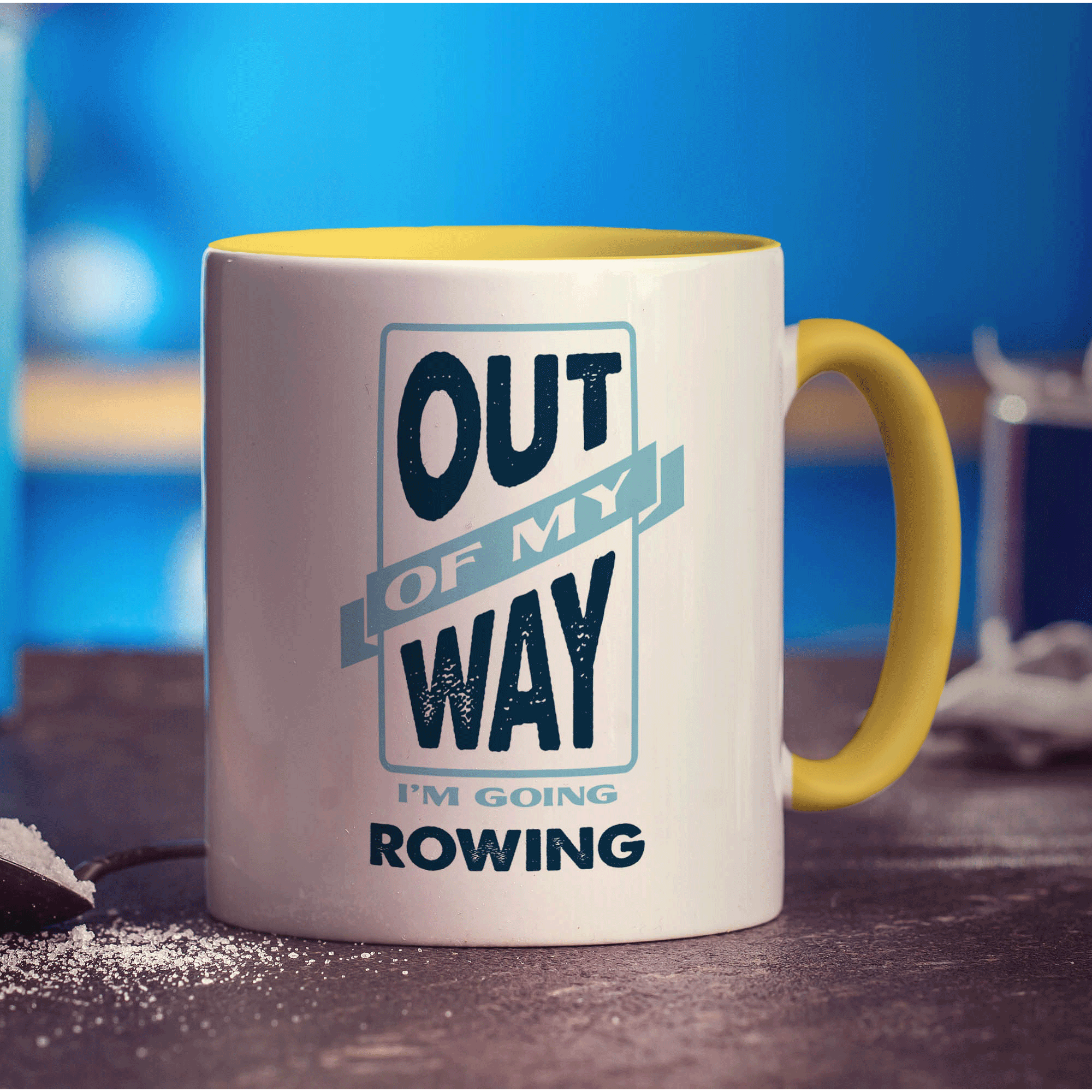 Out of My Way I'm Going Rowing Mug