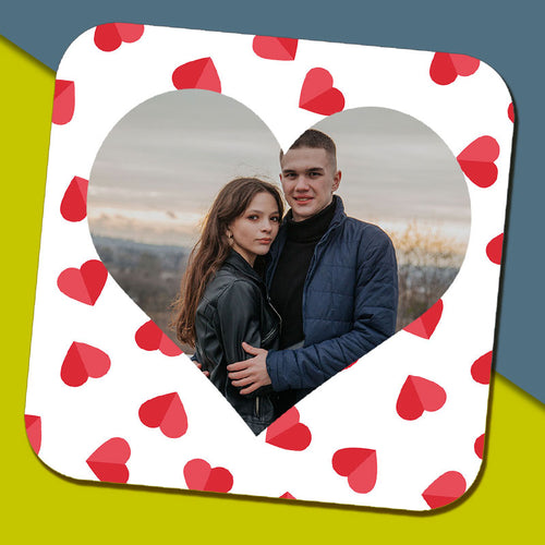 3 Heart Photo Panoramic Mug