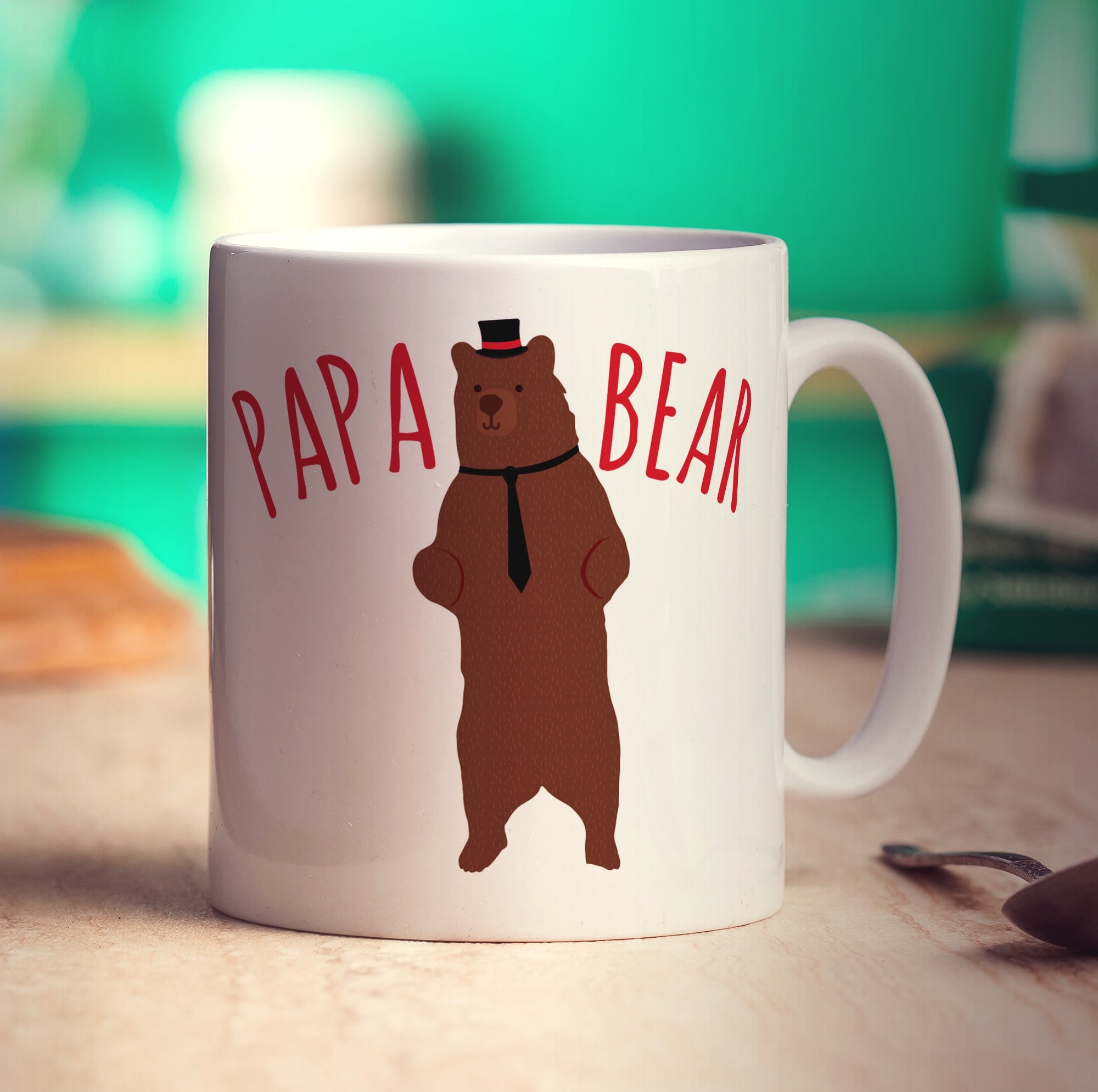 Papa Bear Photo Mug