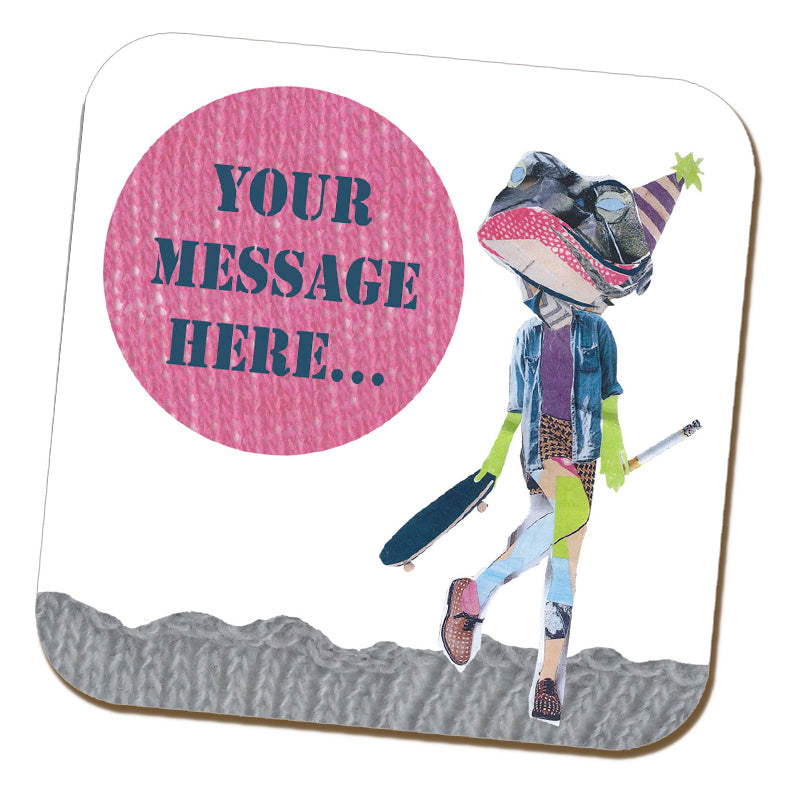 Party Frog Coaster by Zoe Spry