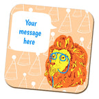 Party Lion Coaster by Rebecca Garforth
