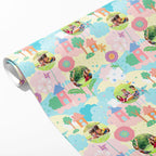 Pastel Town Photo Wrapping Paper