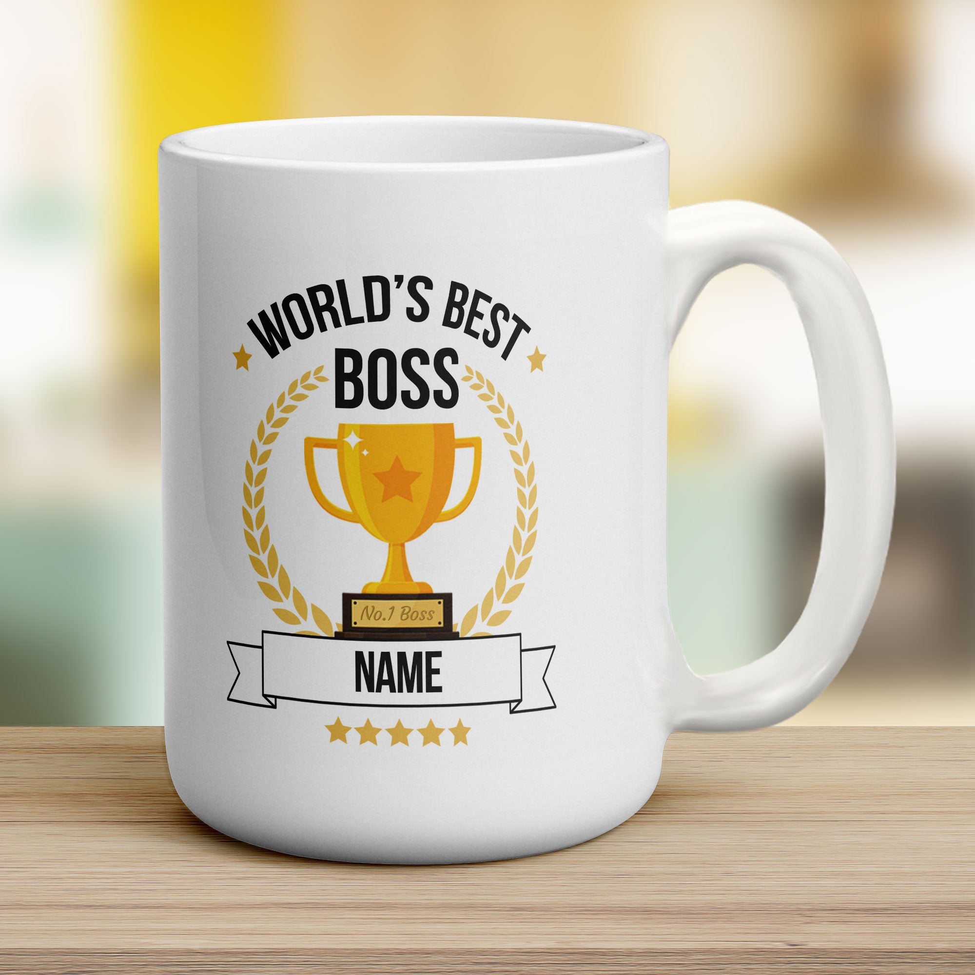 World's Best Boss Personalised Mug