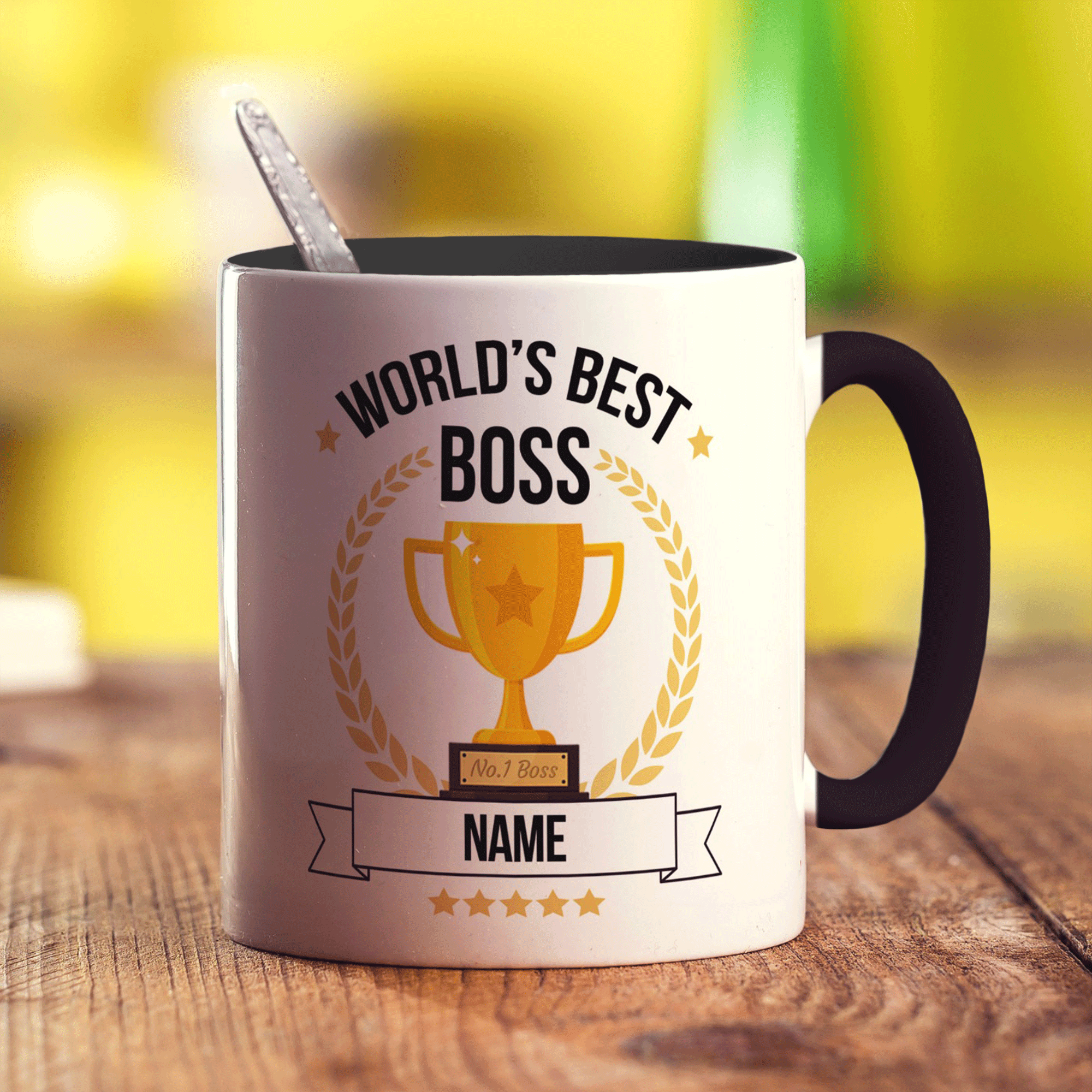 World's Best Boss Personalised Mug