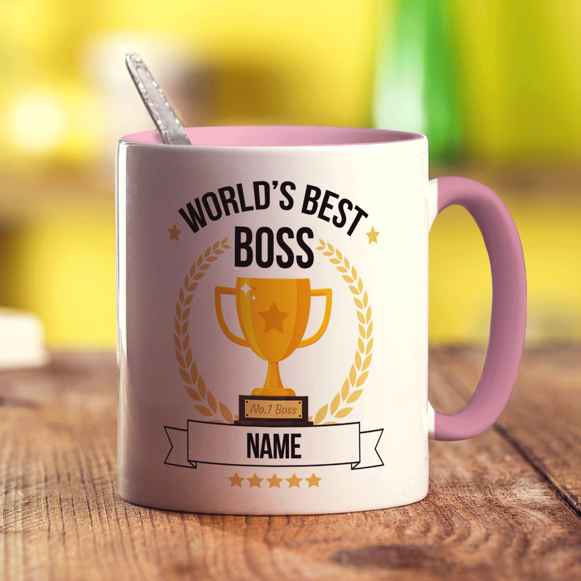 World's Best Boss Personalised Mug