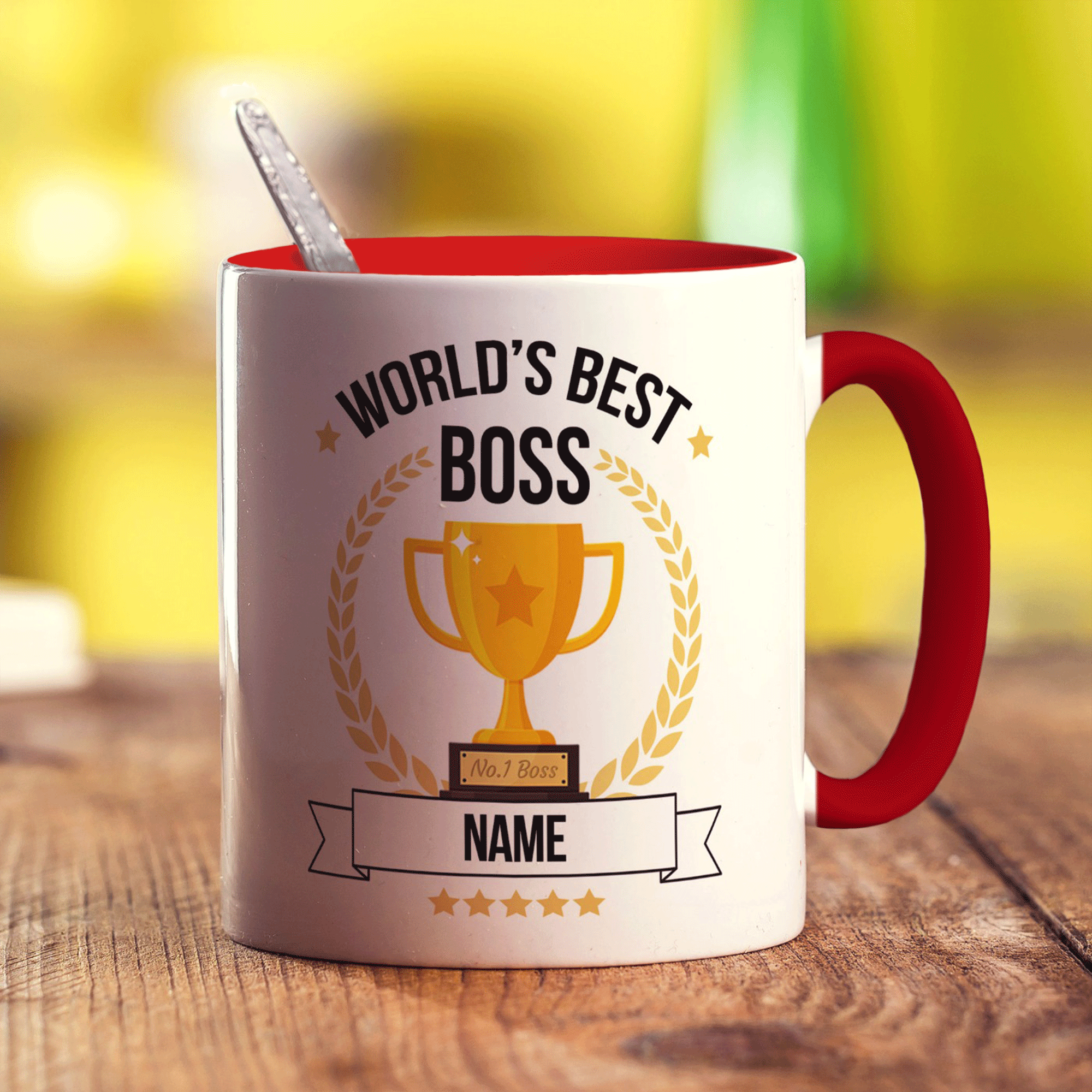 World's Best Boss Personalised Mug