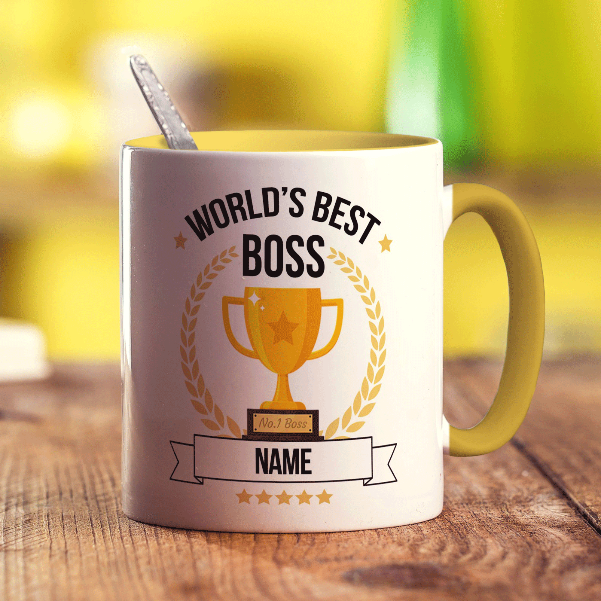 World's Best Boss Personalised Mug