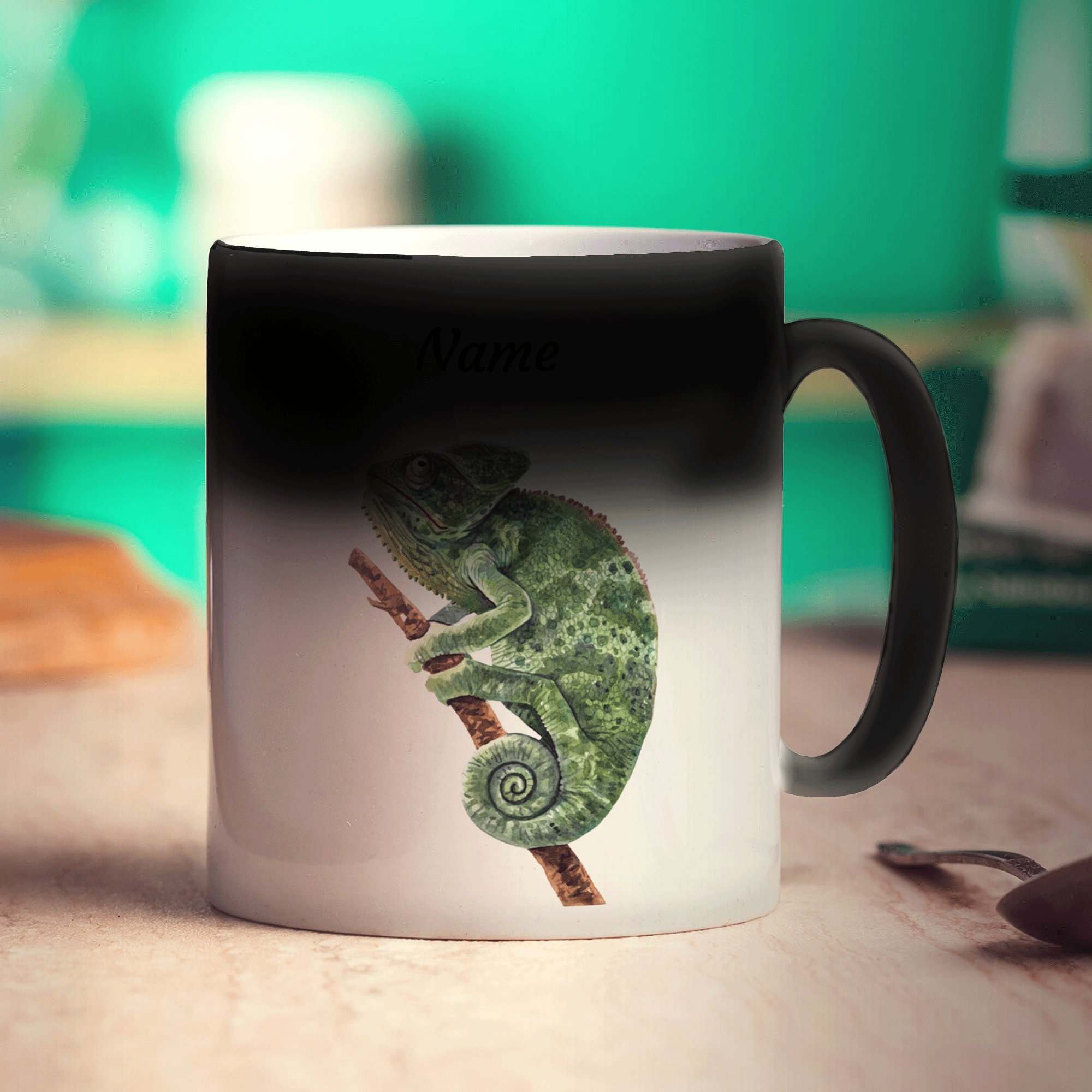 Personalised Chameleon Mug - Standard 330ml (11oz) / Magic Mug