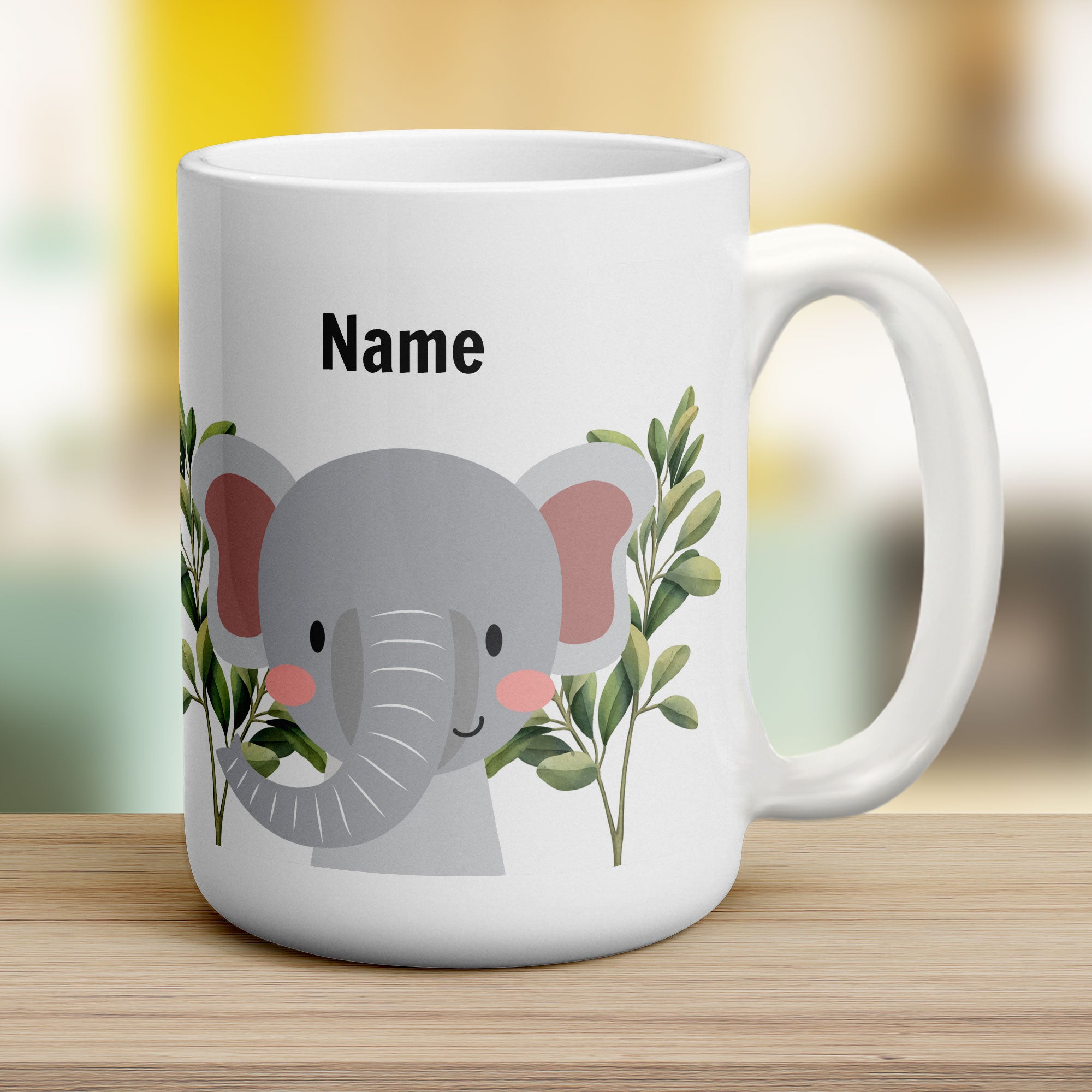 Personalised Elephant Mug
