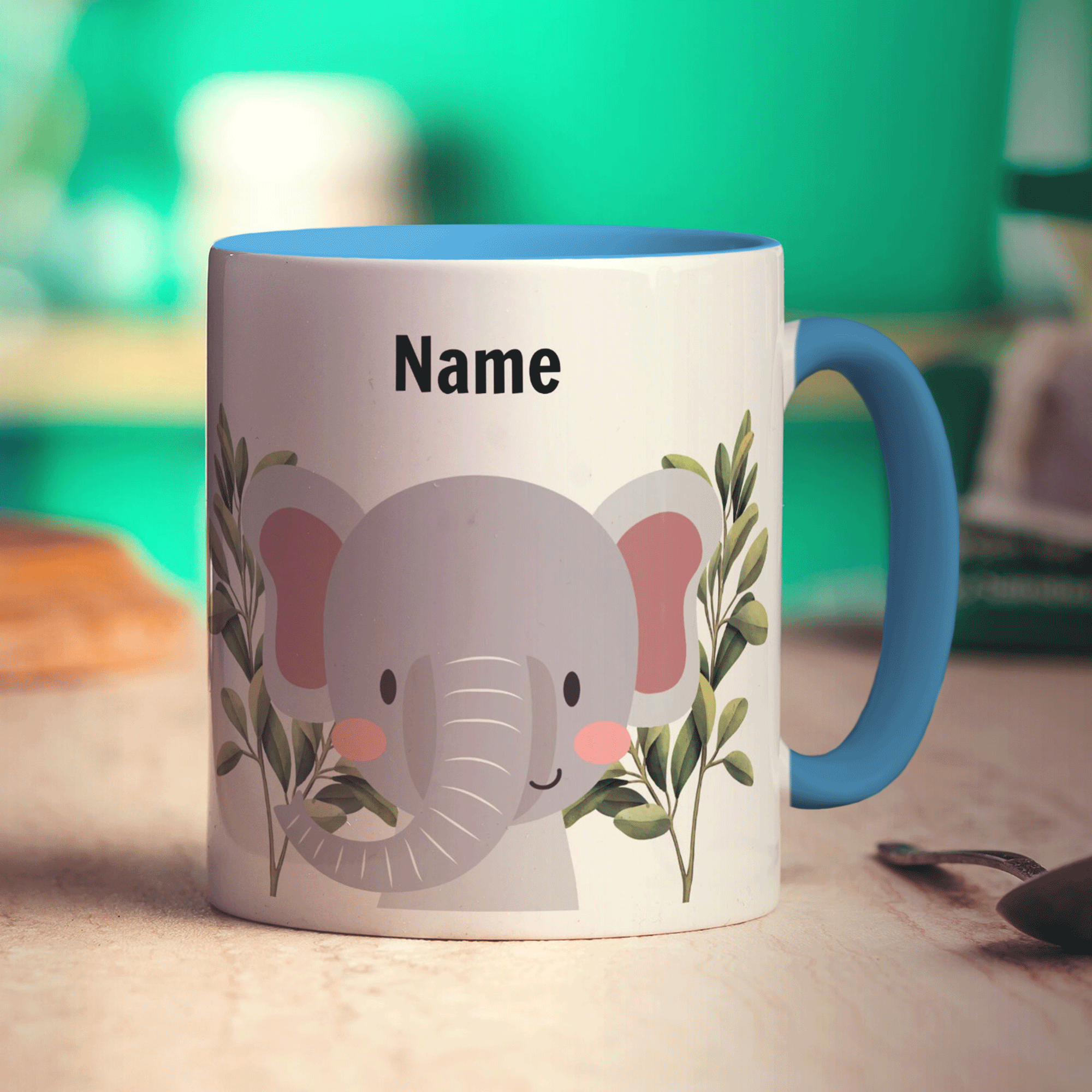 Personalised Elephant Mug