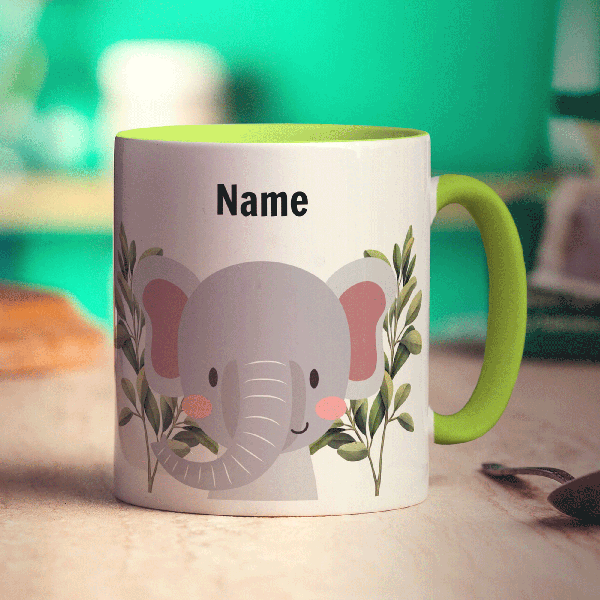 Personalised Elephant Mug