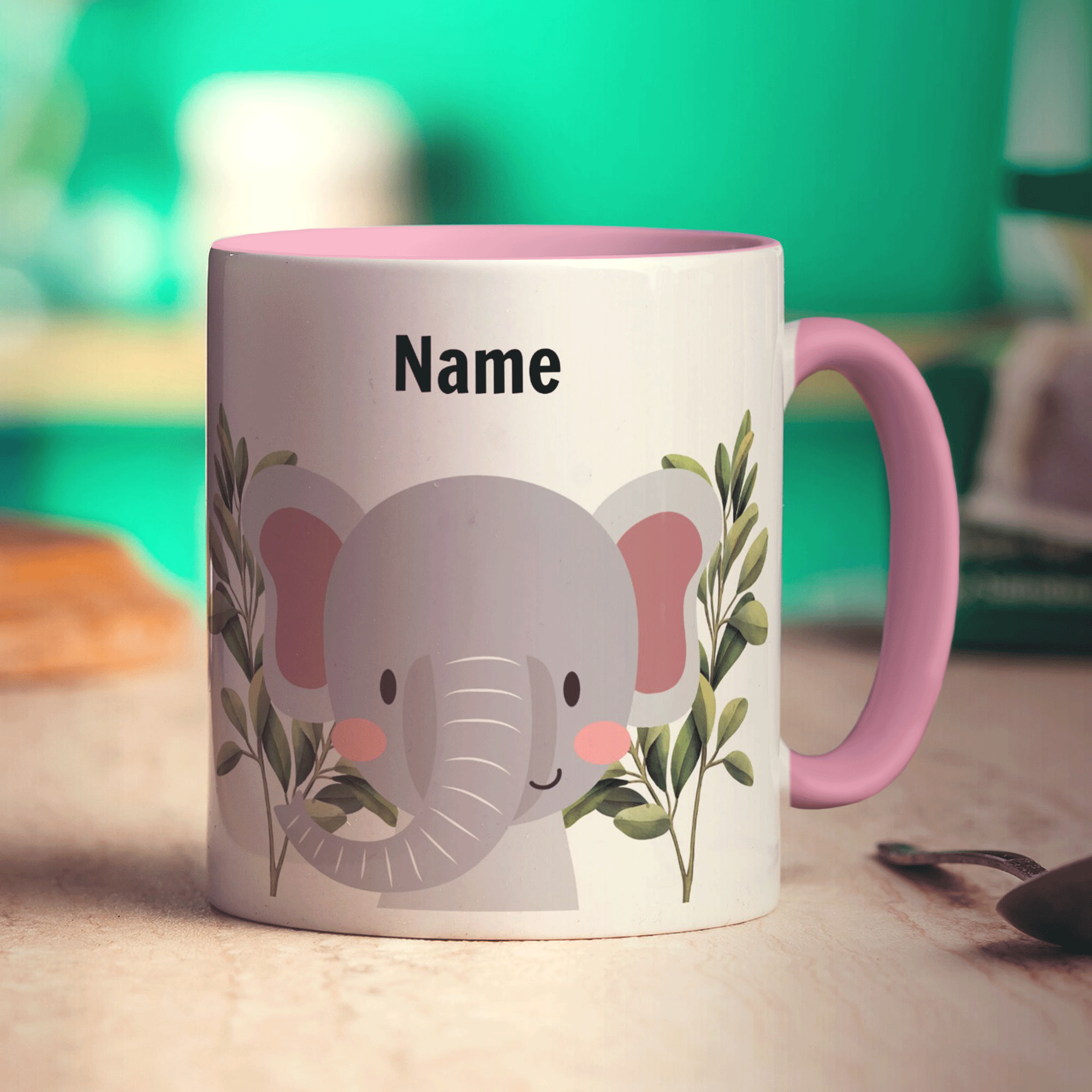 Personalised Elephant Mug
