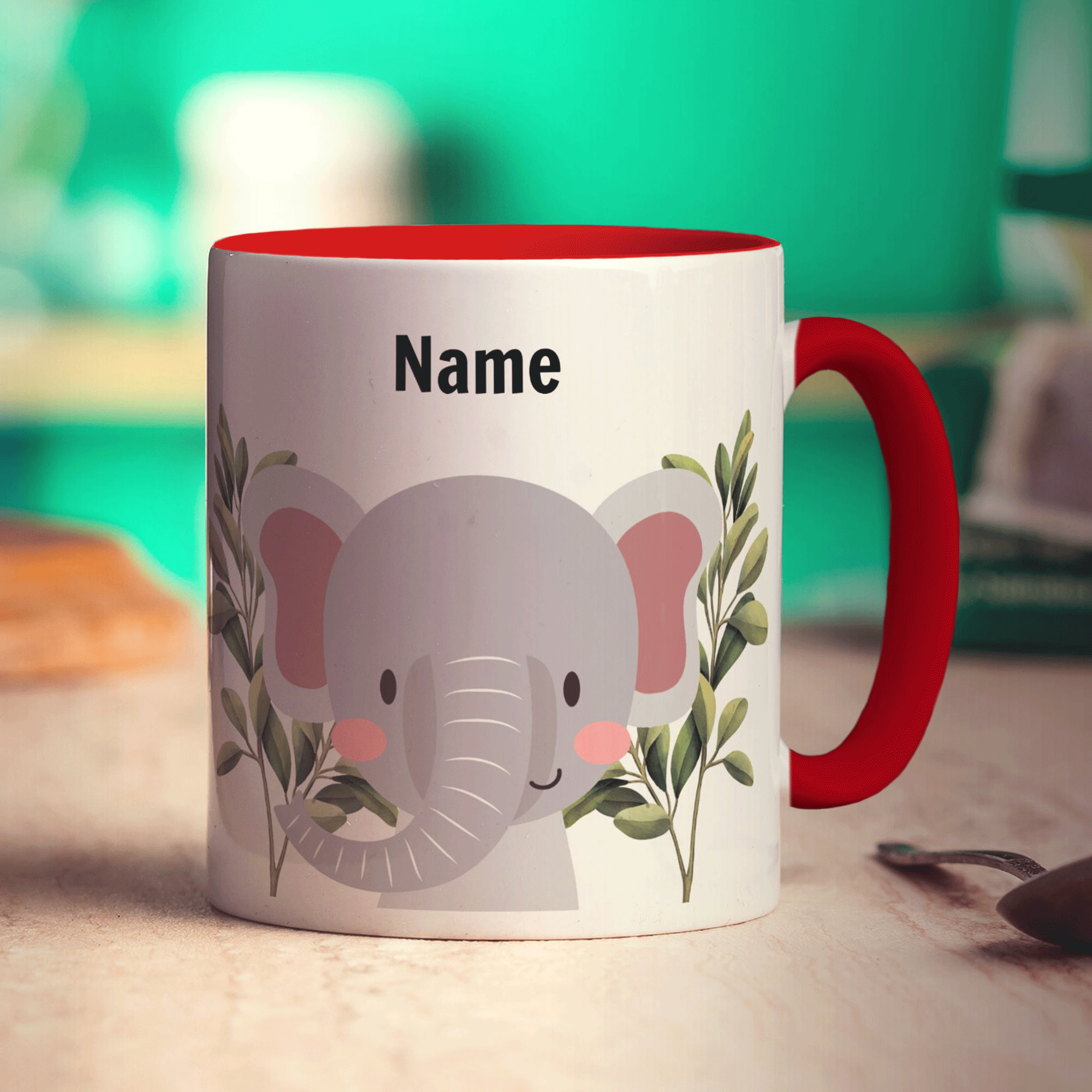 Personalised Elephant Mug